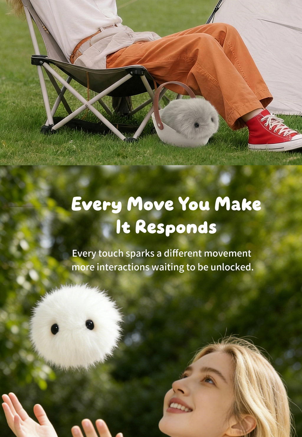 AI Smart Interactive Plush Companion - Unique Personality, APP Linkage & Personalized Growth