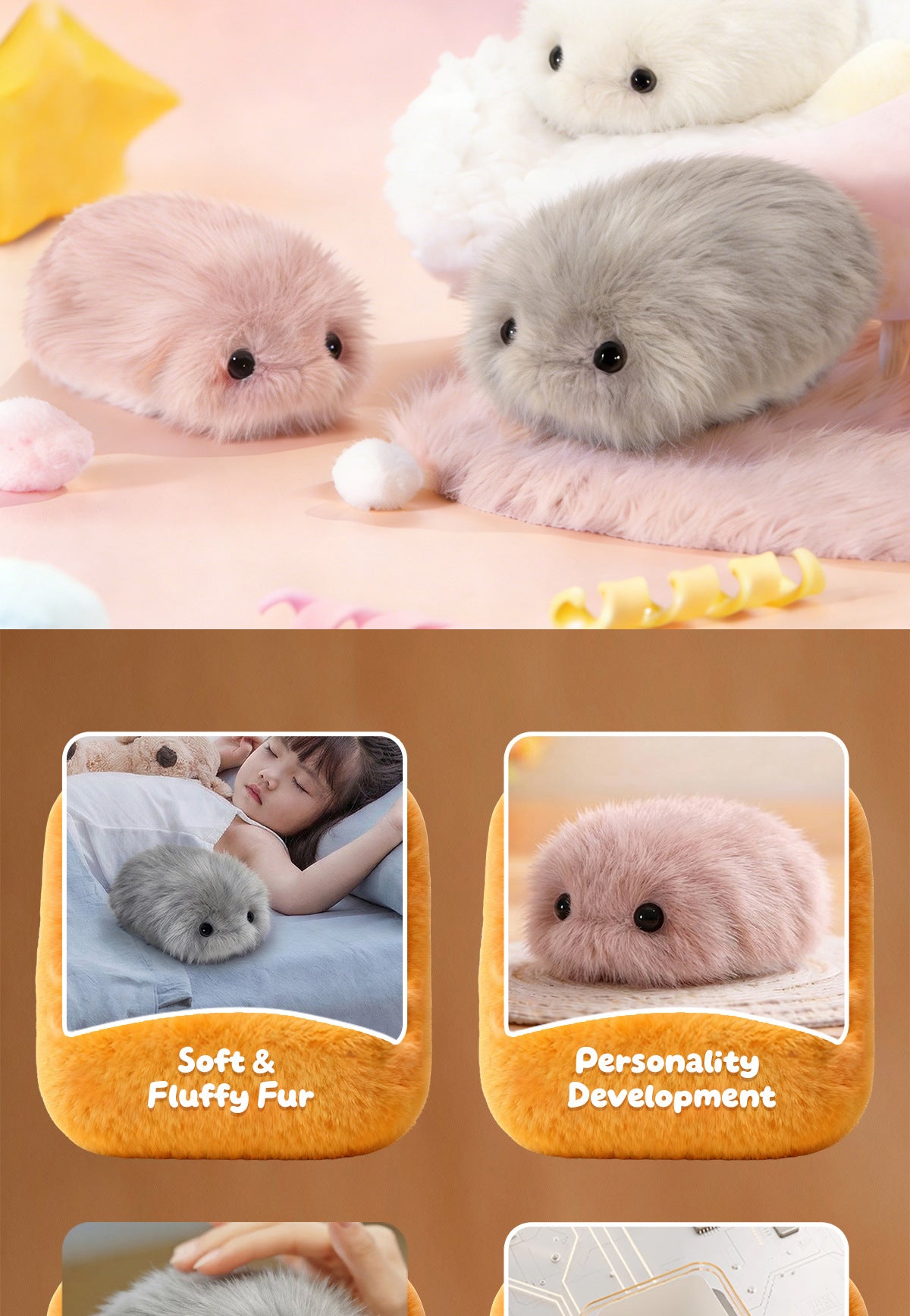 AI Smart Interactive Plush Companion - Unique Personality, APP Linkage & Personalized Growth