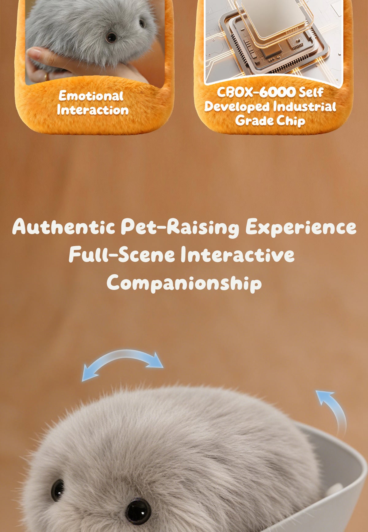 AI Smart Interactive Plush Companion - Unique Personality, APP Linkage & Personalized Growth