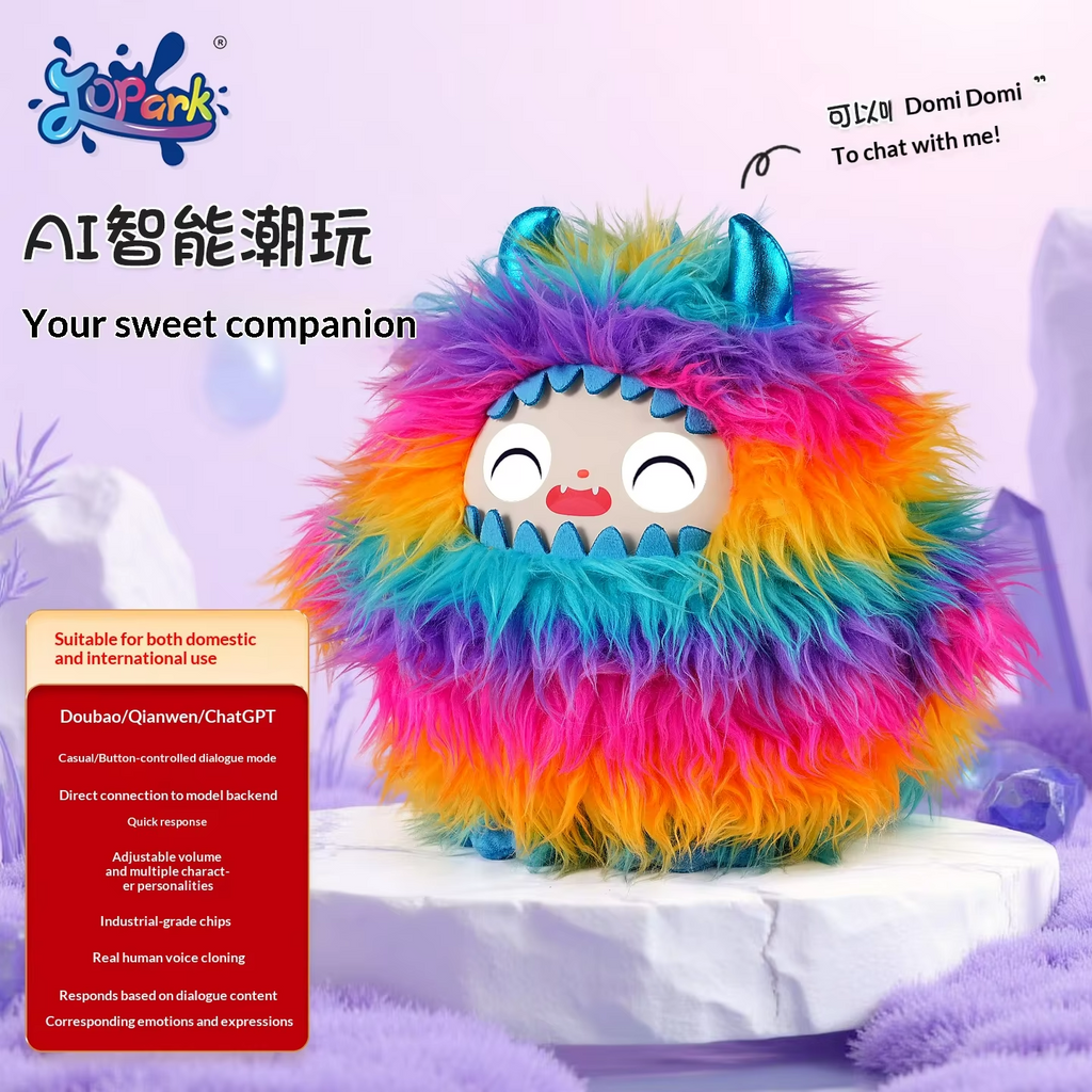 Monster Ledoudou AI Intelligent Plush Cartoon Ugly-Cute Creative Toy Educational Science Plush Toy