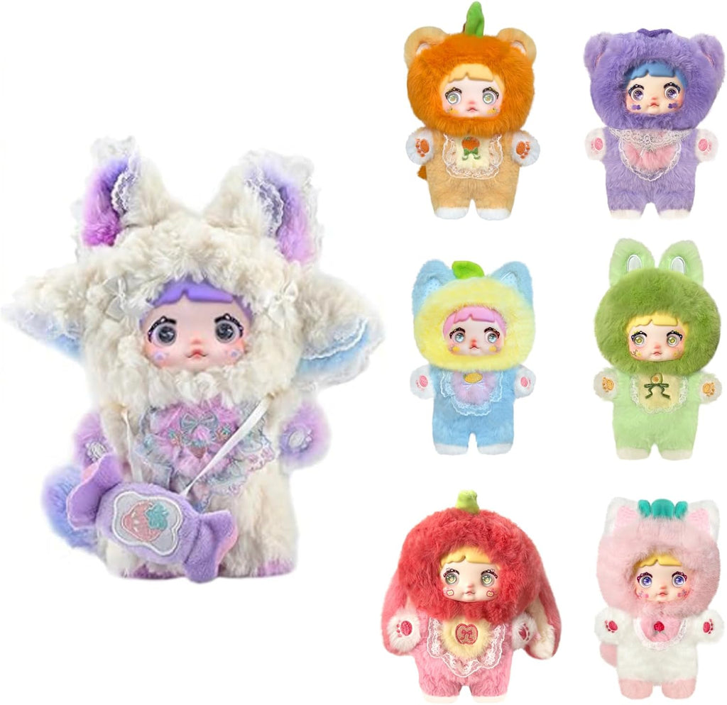 Plush Doll Blind Box for Birthday Gifts Stuffed Animals Toy for Boys Girls Nommi Interesting Fruits Series Random Design Collectible Toys