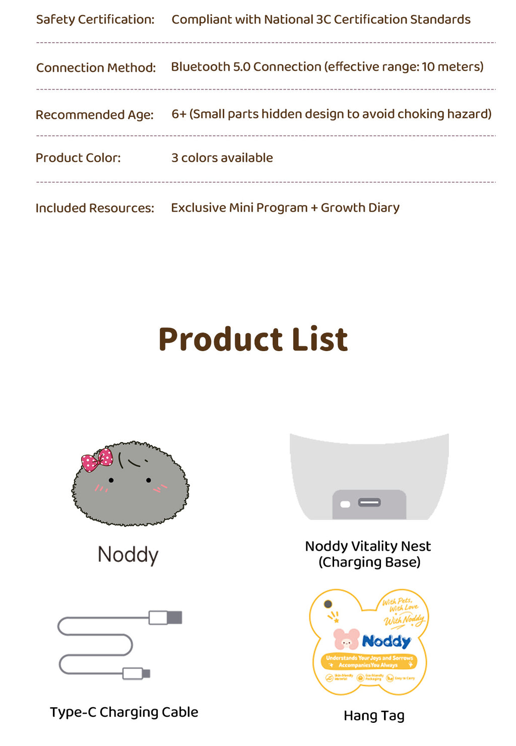 AI Smart Interactive Plush Companion - Unique Personality, APP Linkage & Personalized Growth