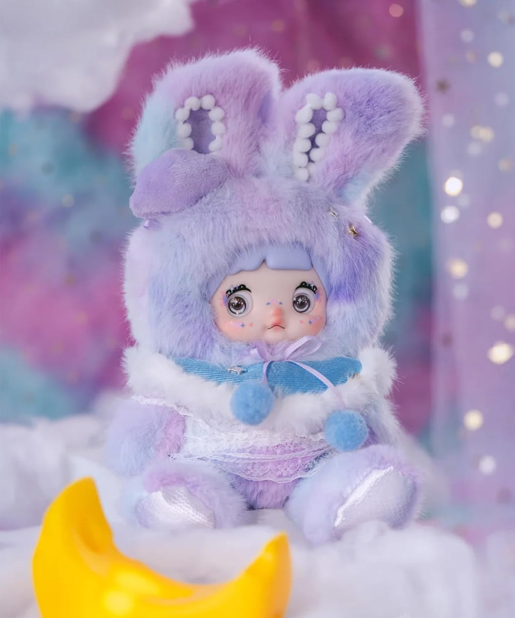 Kawaii Nommi Weather Forecast Series Stuffed Blind Box Keychain, Kawaii Mystery Vinyl Plush Toys Collectible for Birthday Gift