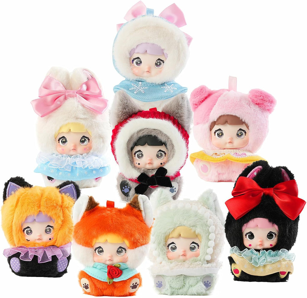 Nommi fairy Tale Town Series Stuffed Figures Blind Box Vinyl Plush Pendant Trendy Hanging Card Gift