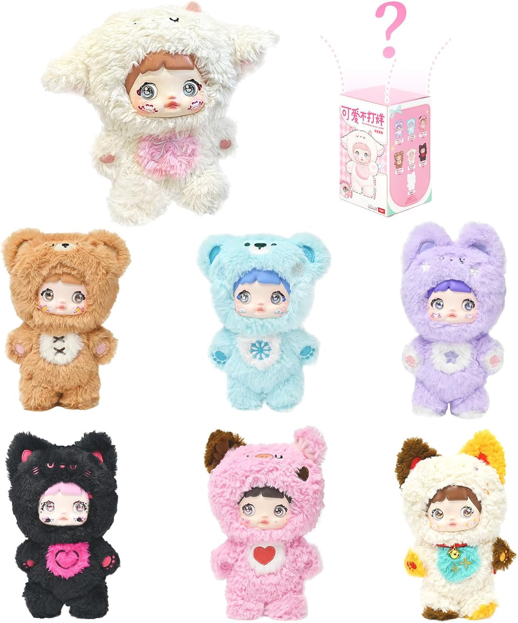 Nommi Blind box Loveliness Never Ends Doll for Collectors, Kawaii Vinyl Plush Doll with 3 Expressive Eye Changes, Collectible Figures for Holiday Birthday Gifts
