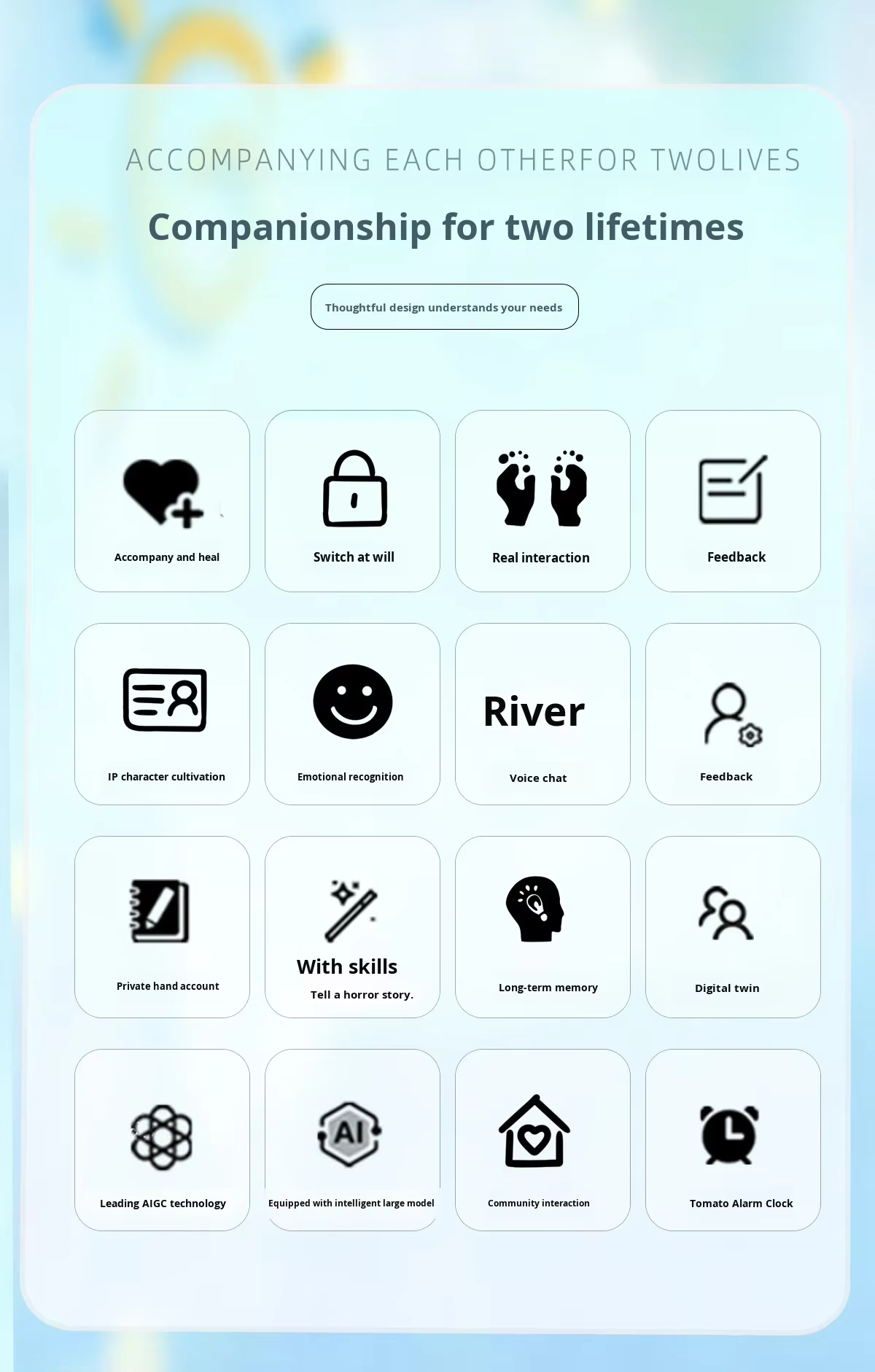 MOMOO Smart Companion Children's Dialogue Robot Plush Stuffed Animal Blind Box Set 6 AI Educational Toy Unisex for Kids