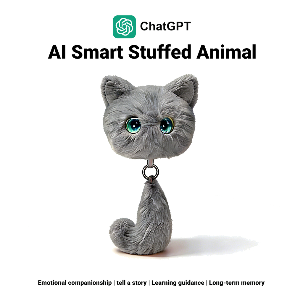 AI Smart Curious Cat: Voice-Activated Interactive Robot Pet