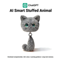 AI Smart Curious Cat: Voice-Activated Interactive Robot Pet