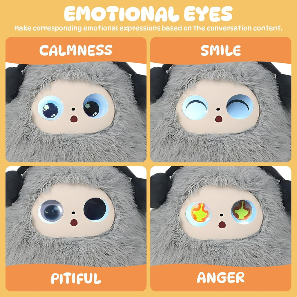 AI Smart Stuffed Animal with ChatGPT-Real-Time Voice Interactive Plush Toy, Learning Assistant & Emotional Companion for Kids 3+ Interactive AI CompanionPlush Stuffed Animal Toys
