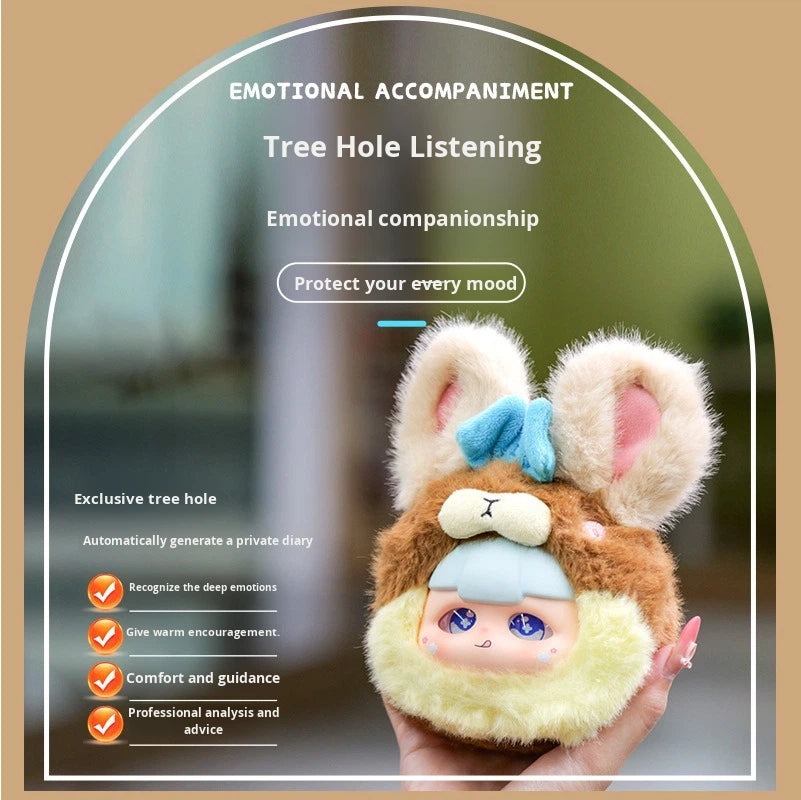 Momo AI Dream Fairy Tale Animal Theme Blind Box Polyester Doll Pendant Gift Toy with Color Box Packaging