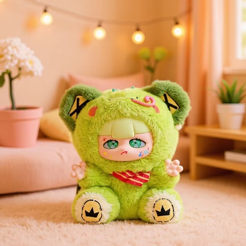 MOMOO Smart Companion Children's Dialogue Robot Plush Stuffed Animal Blind Box Set 6 AI Educational Toy Unisex for Kids