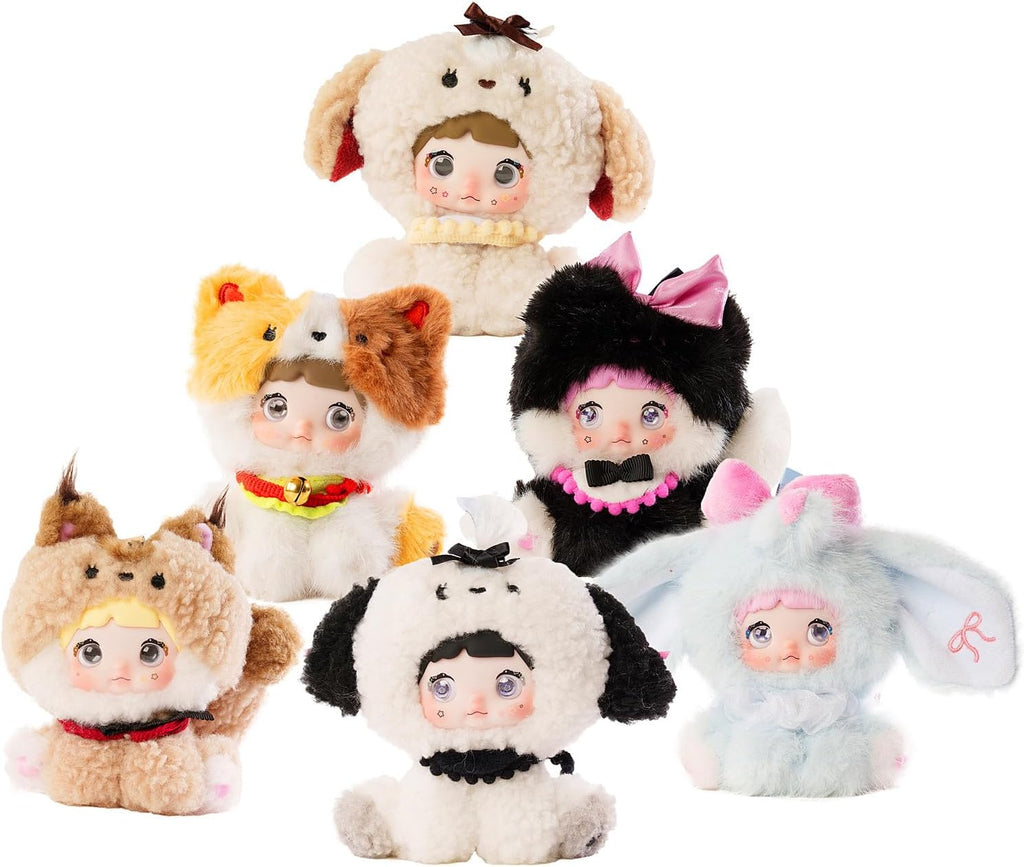 Nommi Plush Blind Box,Nommi Sitting Zoo Series Birthday Gifts 5 in