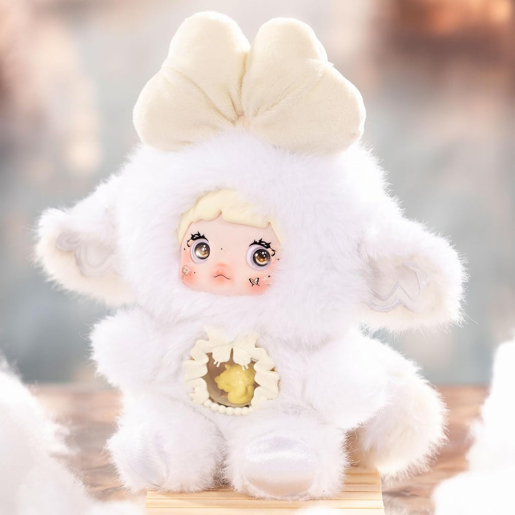 Nommi Blind Box Plush Figures, Cute Vinyl Blind Box Nommi Plush, Collectible Nommi Fantasy World Series, Kawaii Action Figure Mystery Box for Gifts