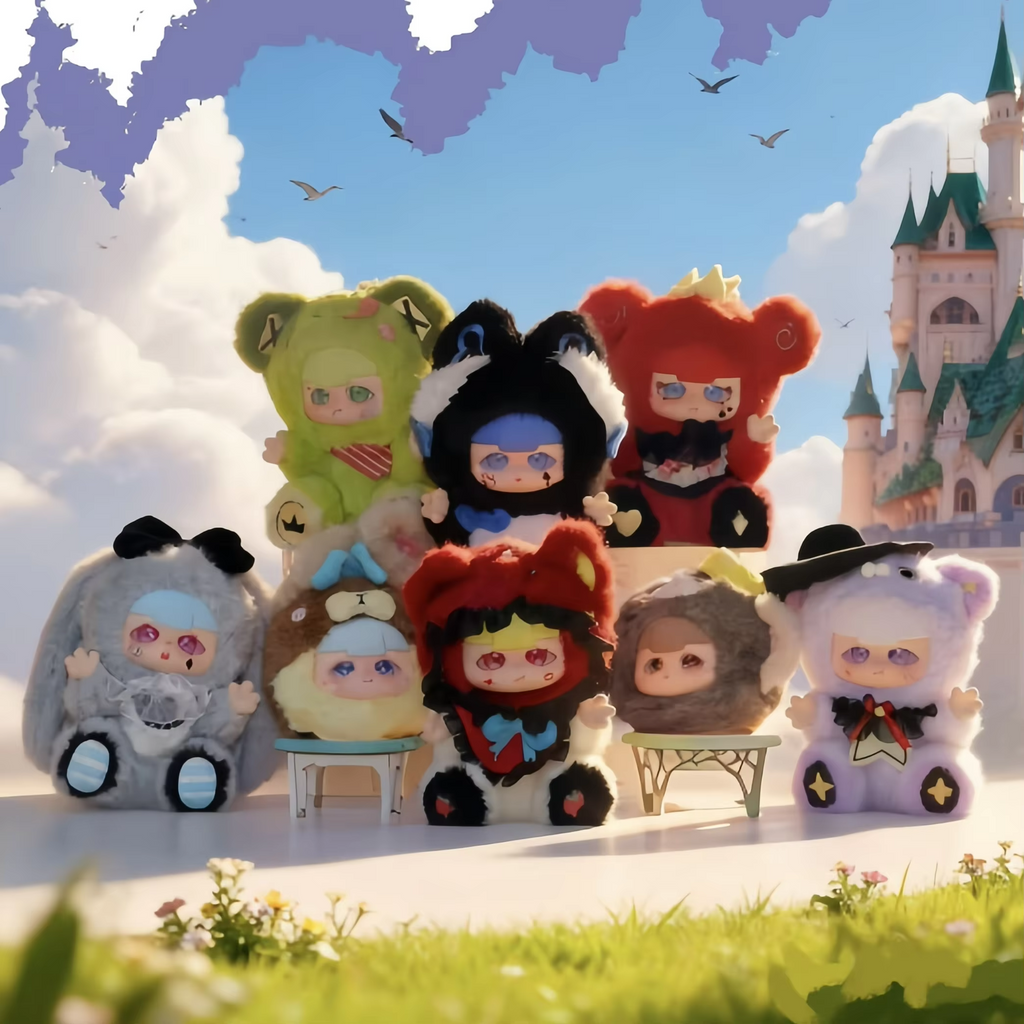 MOMOO Smart Companion Children's Dialogue Robot Plush Stuffed Animal Blind Box Set 6 AI Educational Toy Unisex for Kids