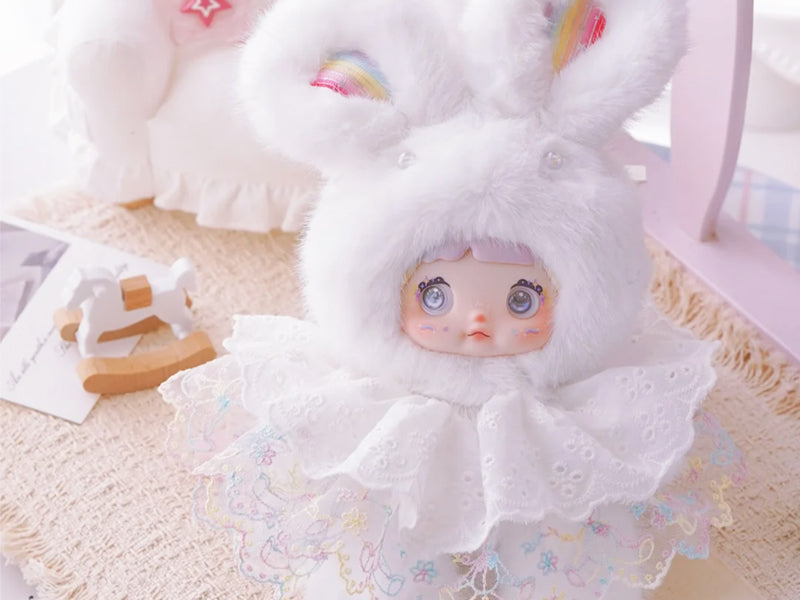 Kawaii Nommi Weather Forecast Series Stuffed Blind Box Keychain, Kawaii Mystery Vinyl Plush Toys Collectible for Birthday Gift