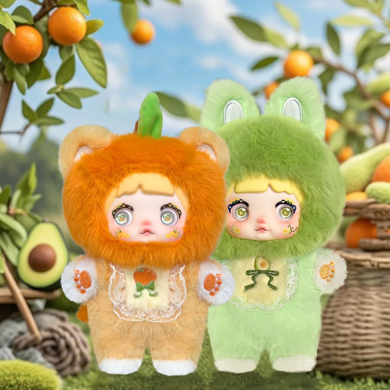 Plush Doll Blind Box for Birthday Gifts Stuffed Animals Toy for Boys Girls Nommi Interesting Fruits Series Random Design Collectible Toys