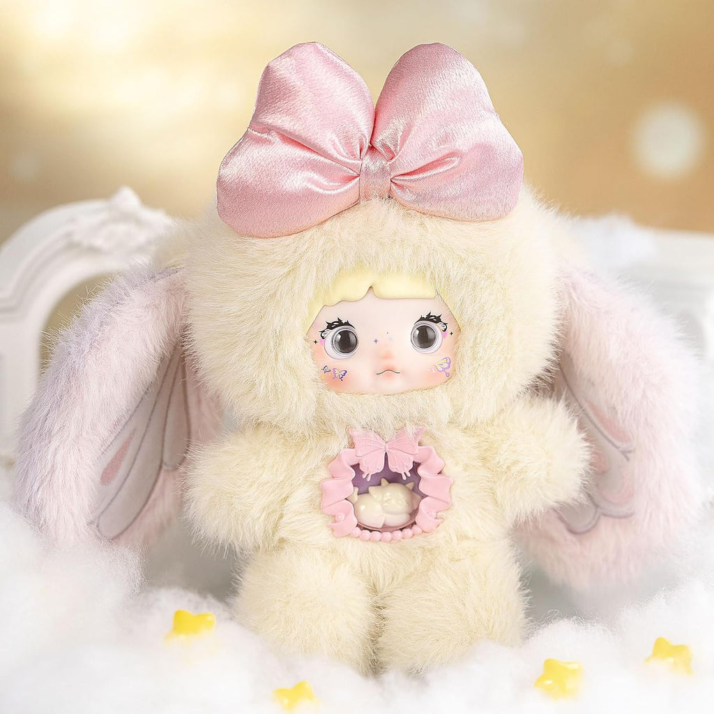 Nommi Blind Box Plush Figures, Cute Vinyl Blind Box Nommi Plush, Collectible Nommi Fantasy World Series, Kawaii Action Figure Mystery Box for Gifts