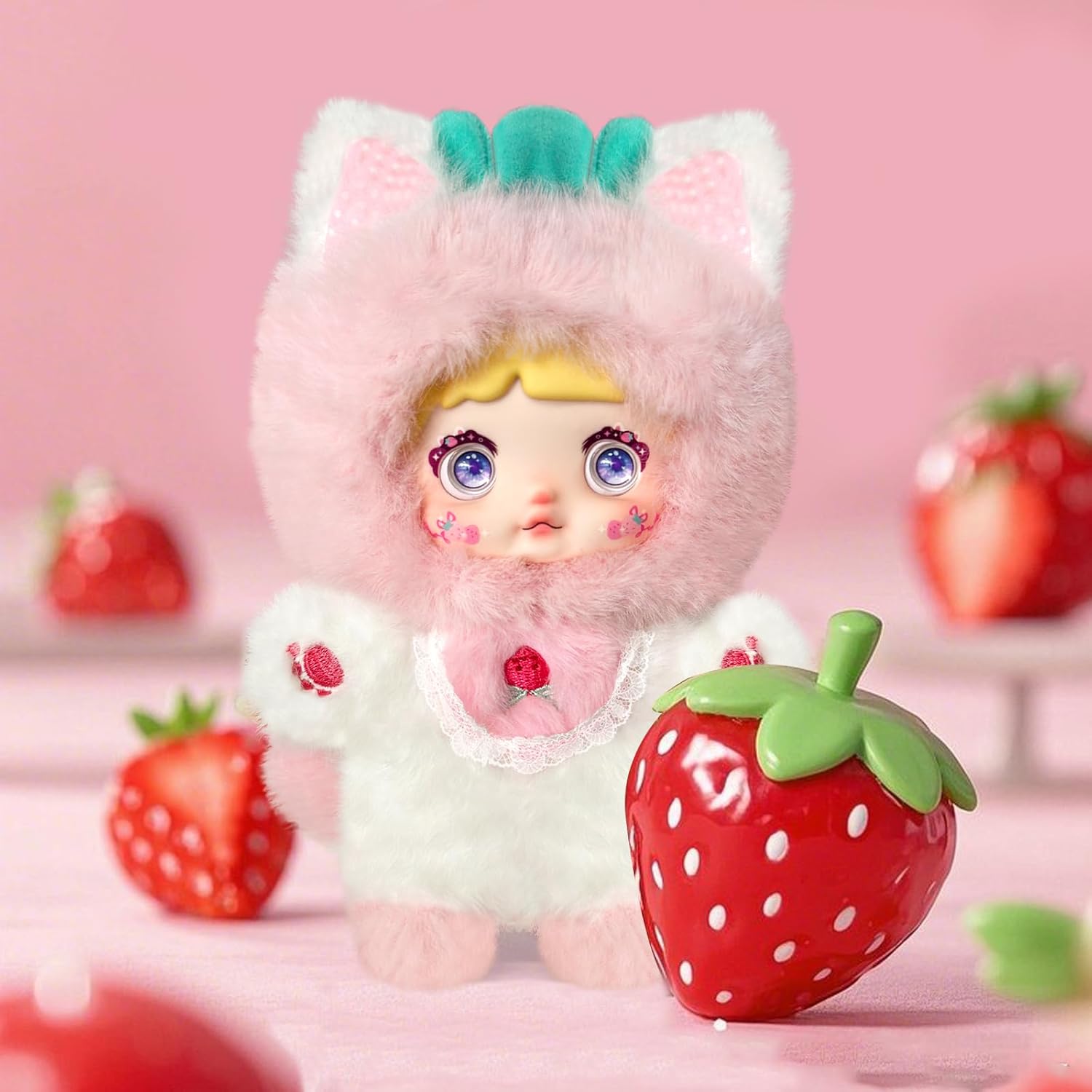 Plush Doll Blind Box for Birthday Gifts Stuffed Animals Toy for Boys Girls Nommi Interesting Fruits Series Random Design Collectible Toys