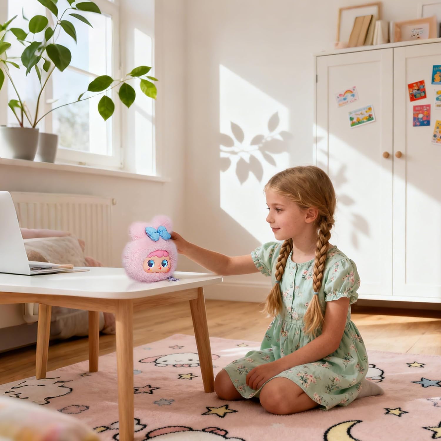 AI Smart Stuffed Animal with ChatGPT - Multilingual Emotional AI Companion Plush Toy, Interactive Learning Assistant & Memory Trainer for Kids