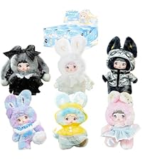 Kawaii Nommi Weather Forecast Series Stuffed Blind Box Keychain, Kawaii Mystery Vinyl Plush Toys Collectible for Birthday Gift