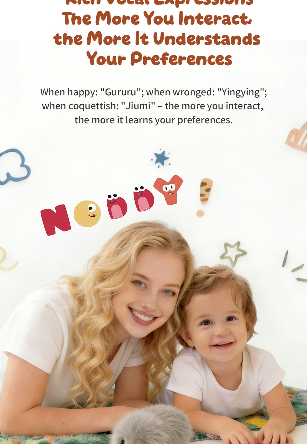 AI Smart Interactive Plush Companion - Unique Personality, APP Linkage & Personalized Growth