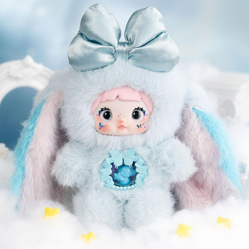 Nommi Blind Box Plush Figures, Cute Vinyl Blind Box Nommi Plush, Collectible Nommi Fantasy World Series, Kawaii Action Figure Mystery Box for Gifts